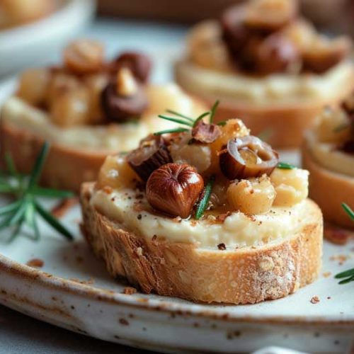 canapé au foie gras de canard